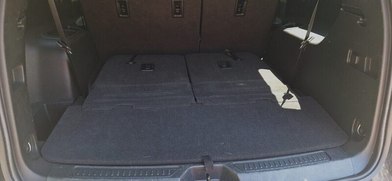 2023 GMC Acadia - cargo area 3rd row folded