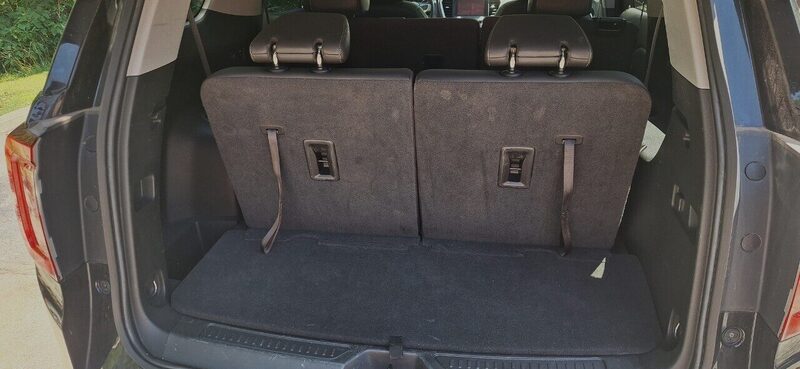 2023 GMC Acadia - cargo area third row raised