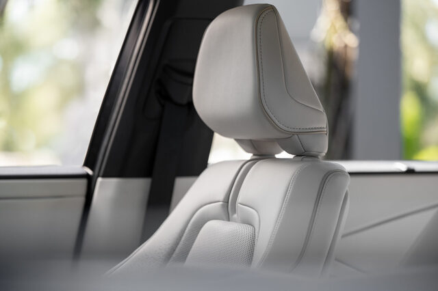 2027 Toyota Highlander EV Front Seat Headrest Detail
