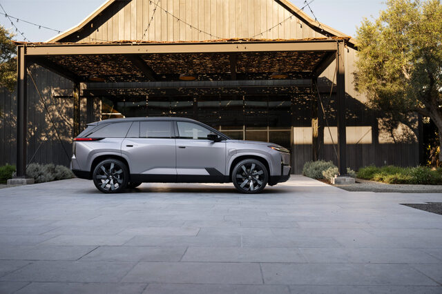 2027 Toyota Highlander EV Passenger Side Profile View