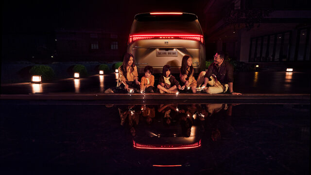 2026 Buick Electra ENCASA Full-Width Rear Taillight at Night