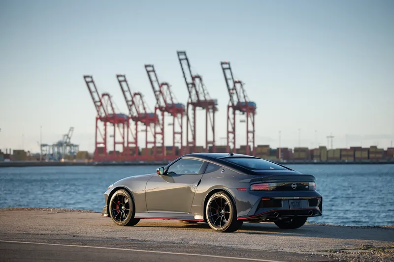 2027 Nissan Z NISMO Rear Three-Quarter View at Waterfront