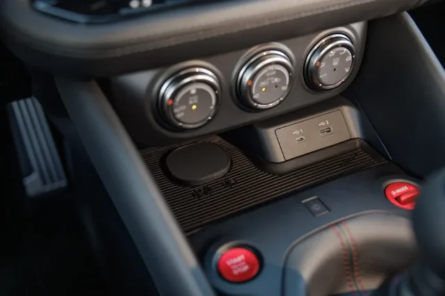 2027 Nissan Z NISMO Center Console Controls and Wireless Charger