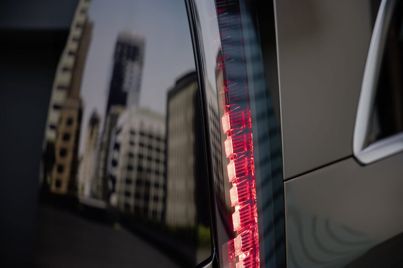 2027 Mercedes-Benz VLE MPV Rear Badge and Taillight in Dark Bronze