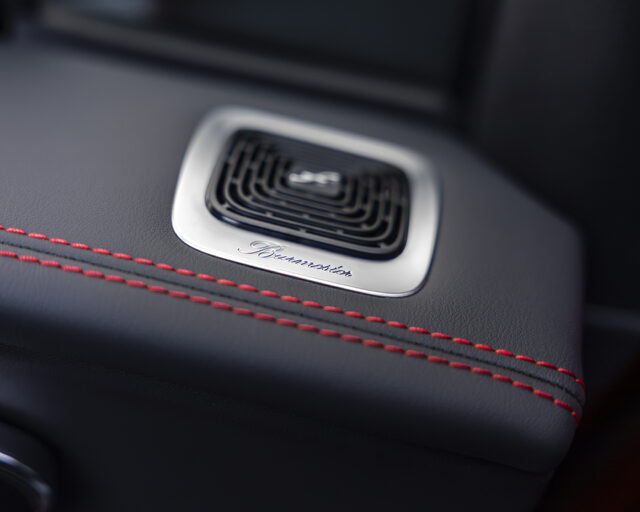 2027 Mercedes-Benz VLE MPV Burmester Speaker and Fragrance Diffuser Detail