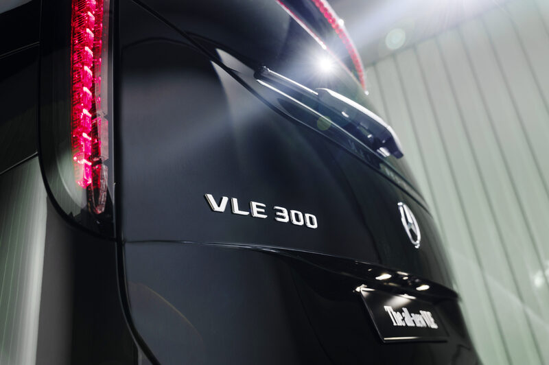 2027 Mercedes-Benz VLE 300 Rear Badge and Taillight Detail in Black