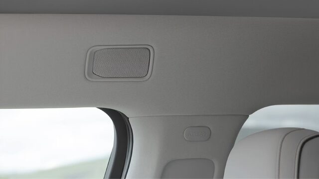 2027 Rivian R2 Headliner Speaker and Side Curtain Airbag