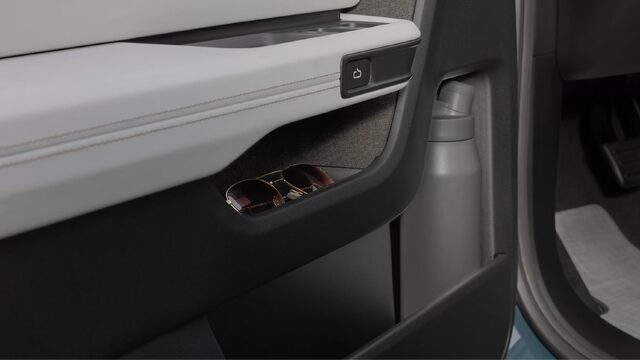 2027 Rivian R2 Door Panel Storage Pocket Detail