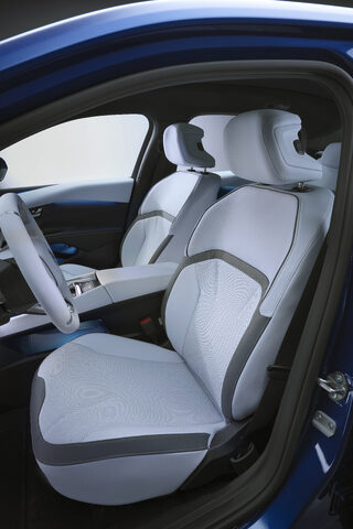 2027 BMW i3 Sedan White Front Seats