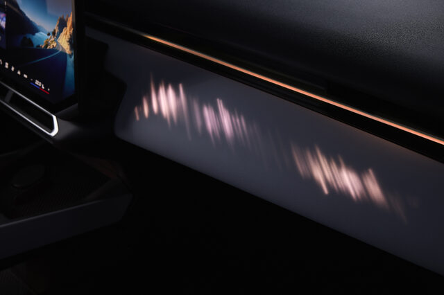 2027 BMW i3 Sedan Dashboard Ambient Light Panel Warm Glow