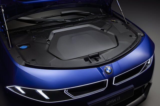 2027 BMW i3 Sedan Open Frunk with BMW i3 Badge