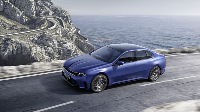 2027 BMW i3 Sedan Elevated Front Three-Quarter View