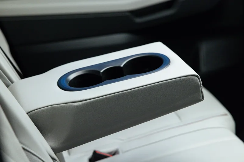 2027 Volkswagen Atlas second row center console armrest and cupholders